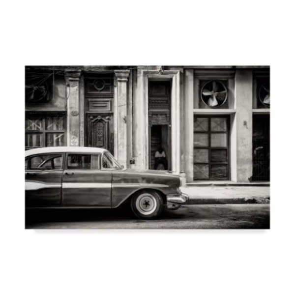 Philippe Hugonnard 'Classic Car in Central Havana Street' Canvas Art, 16x24, Trademark Fine Art, Mfr#: PH00805-C1624GG
